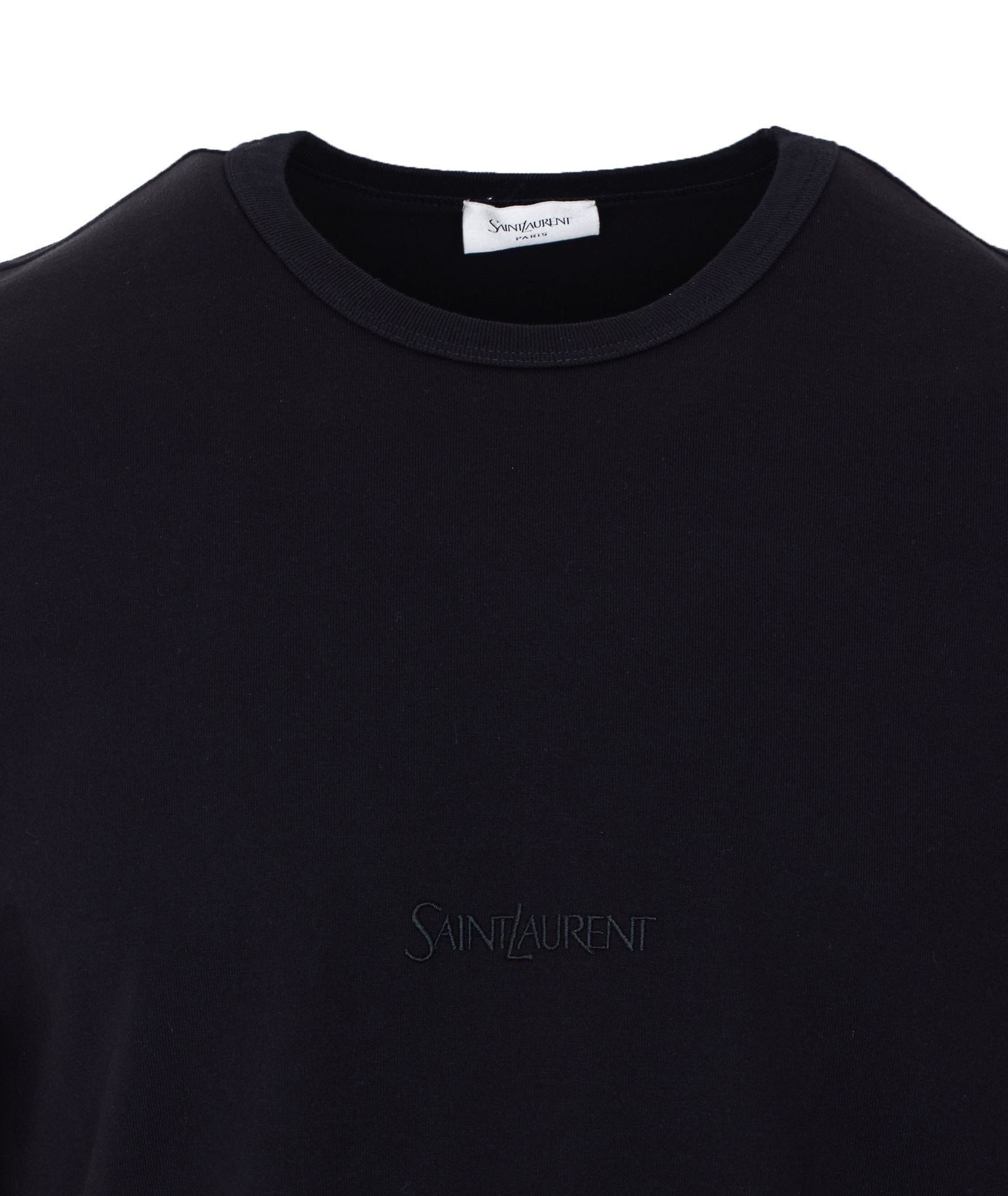Saint Laurent] SS26 Black T-shirts Short Sleeve 857461Y37XE100